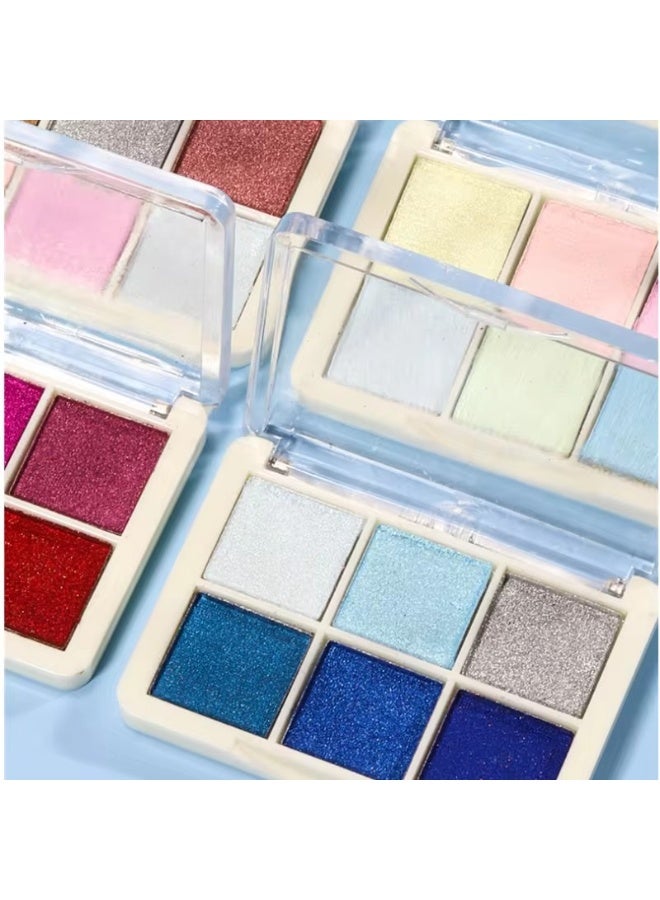 Goolsky 1PS 6colors Solid Magic Mirror Powder Nail Glitter Mirror Illusion Aurora Powder Super Bright Glass Fine Flash Glitter for Nails - Image 4